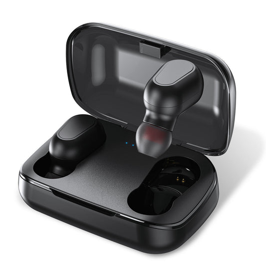JMT-469706 Mini Bluetooth Wireless Earbuds F22 with IPX5 Waterproof Rating and Built-in Microphone