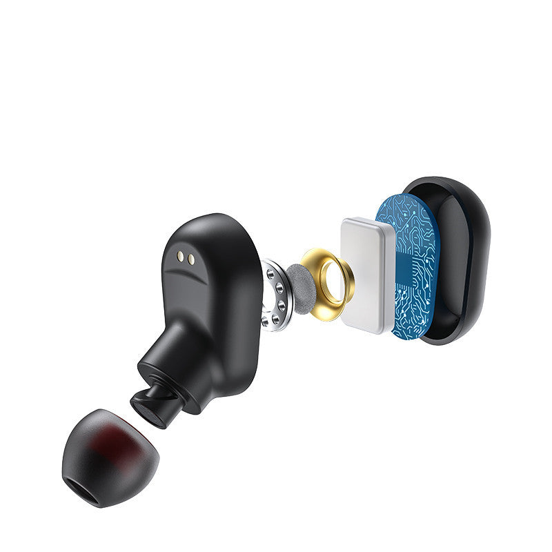 JMT-469706 Mini Bluetooth Wireless Earbuds F22 with IPX5 Waterproof Rating and Built-in Microphone