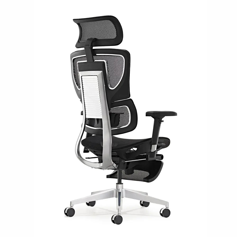 JMT-469962 Ergonomic Adjustable Mesh Office Chair with Footrest for Comfort and Support