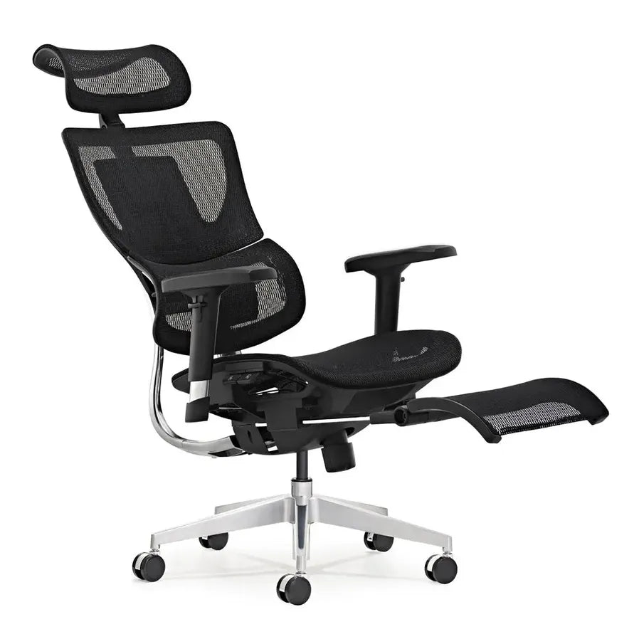 JMT-469962 Ergonomic Adjustable Mesh Office Chair with Footrest for Comfort and Support