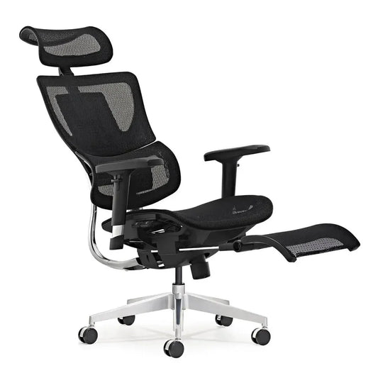 JMT-469962 Ergonomic Adjustable Mesh Office Chair with Footrest for Comfort and Support