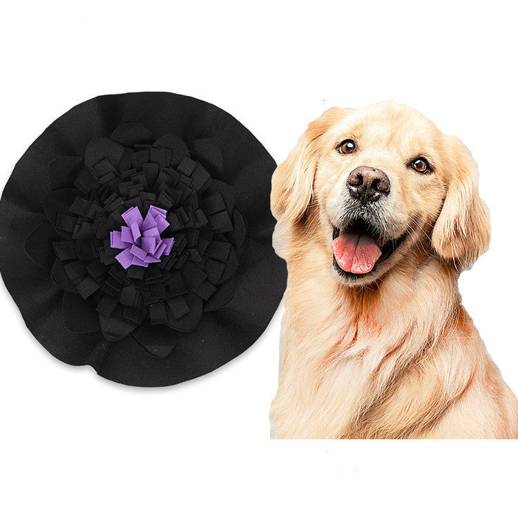 JMT-470218 Halloween Themed Pet Sniffing Pad - Black Felt Cloth for Interactive Play and Stress Relief