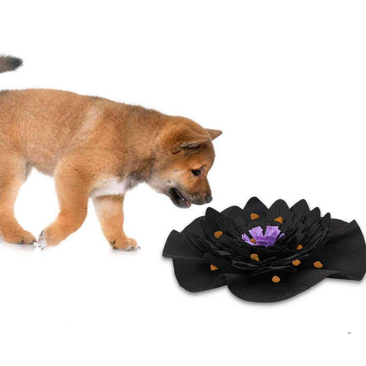 JMT-470218 Halloween Themed Pet Sniffing Pad - Black Felt Cloth for Interactive Play and Stress Relief