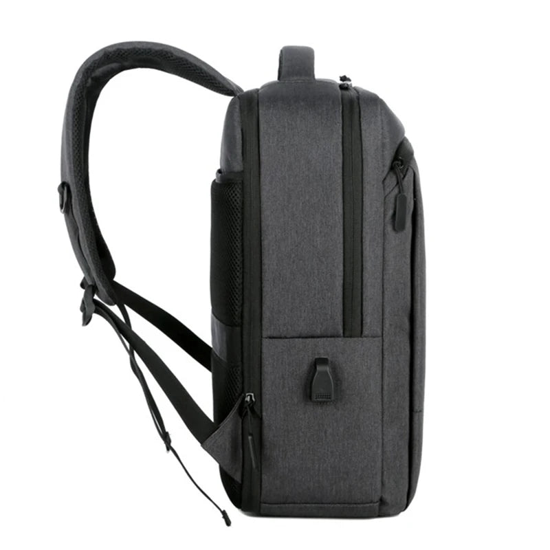 JMT-470218 Waterproof Nylon 15.6 Inch Laptop Backpack with USB Charging Port for Business Travel