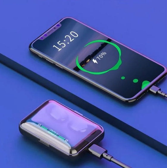 JMT-470538 Wireless Bluetooth Headset with Power Bank and Enhanced Sound Quality