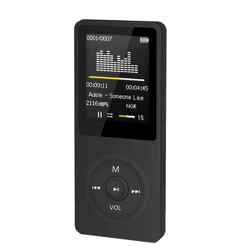 JMT-471178 Compact Portable MP3 Player with 1.8-Inch TFT Display and FM Radio