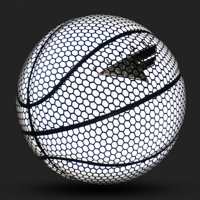 JMT-471434 Reflective Basketball for Enhanced Visibility and Night Play