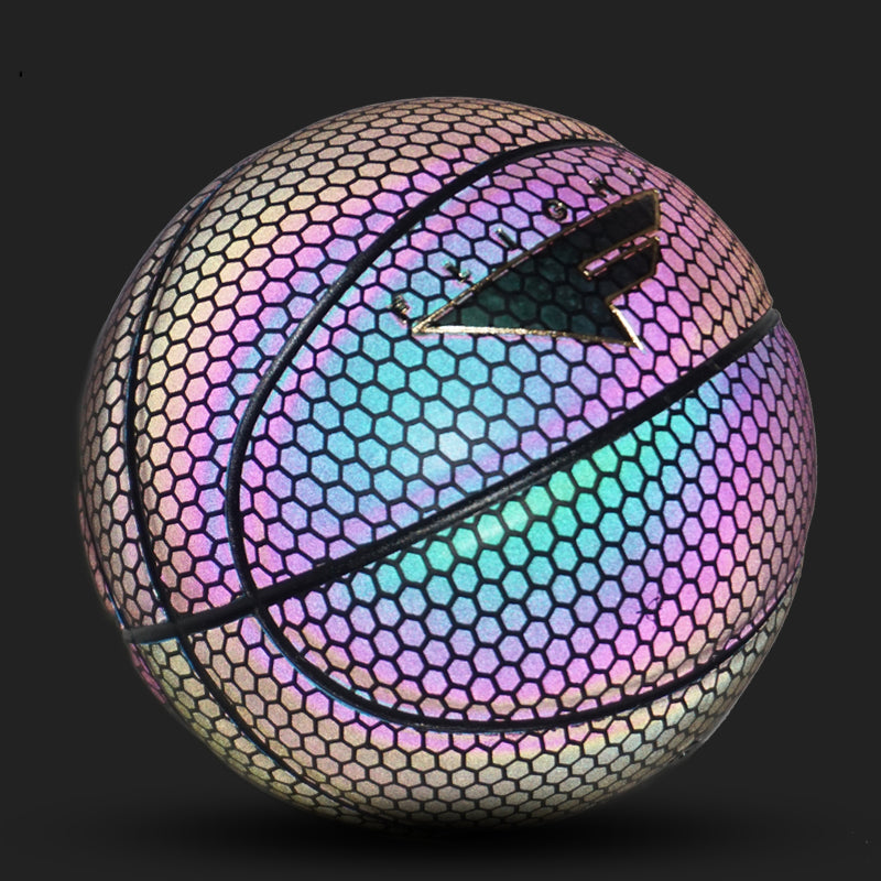 JMT-471434 Reflective Basketball for Enhanced Visibility and Night Play