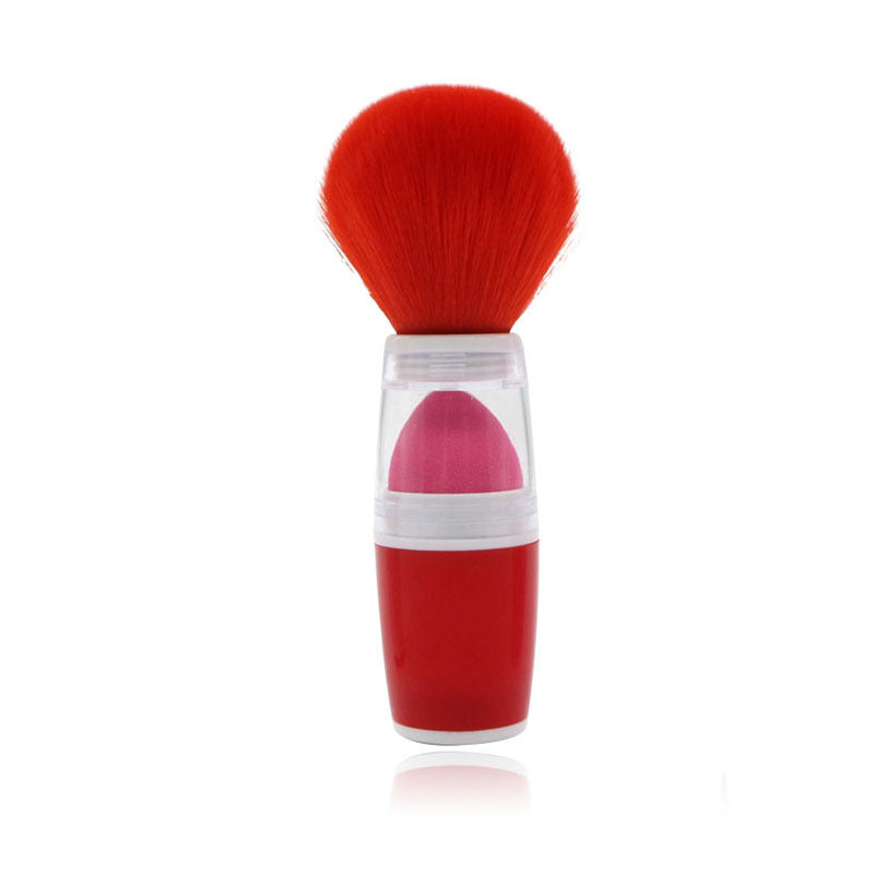 JMT-471626 Portable Blush Brush with Synthetic Hair and Plastic Handle for Multi-Purpose Makeup Application