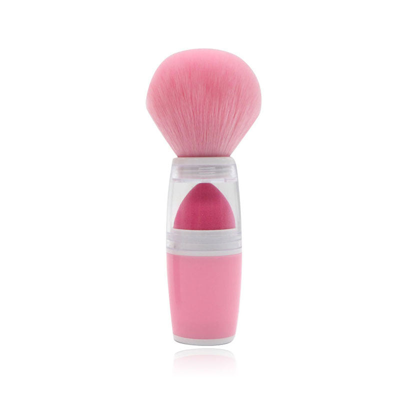 JMT-471626 Portable Blush Brush with Synthetic Hair and Plastic Handle for Multi-Purpose Makeup Application