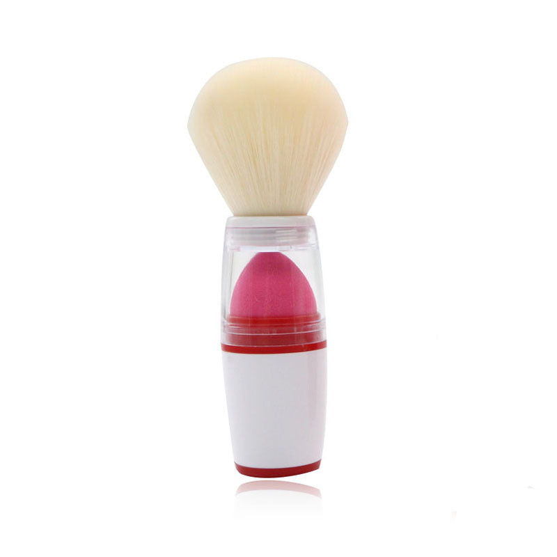 JMT-471626 Portable Blush Brush with Synthetic Hair and Plastic Handle for Multi-Purpose Makeup Application