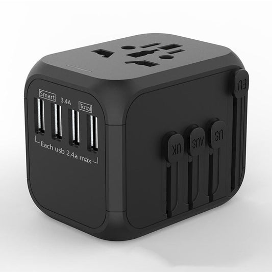 JMT-471690 6-Hole Conversion Plug with 5A Rated Current and 100-250V Voltage, PC Shell and Phosphor Copper Conductor