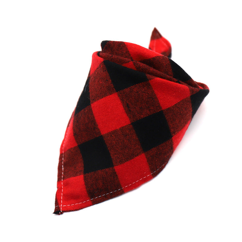 JMT-471818 Thick Cotton Flannel Triangle Scarf - 40x40x58cm