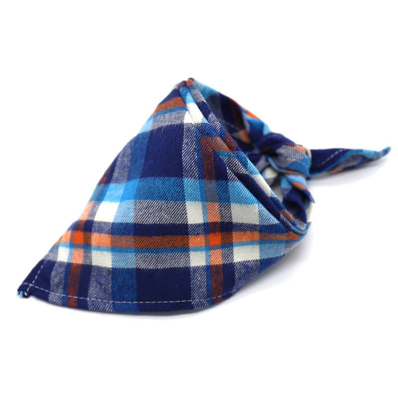 JMT-471818 Thick Cotton Flannel Triangle Scarf - 40x40x58cm
