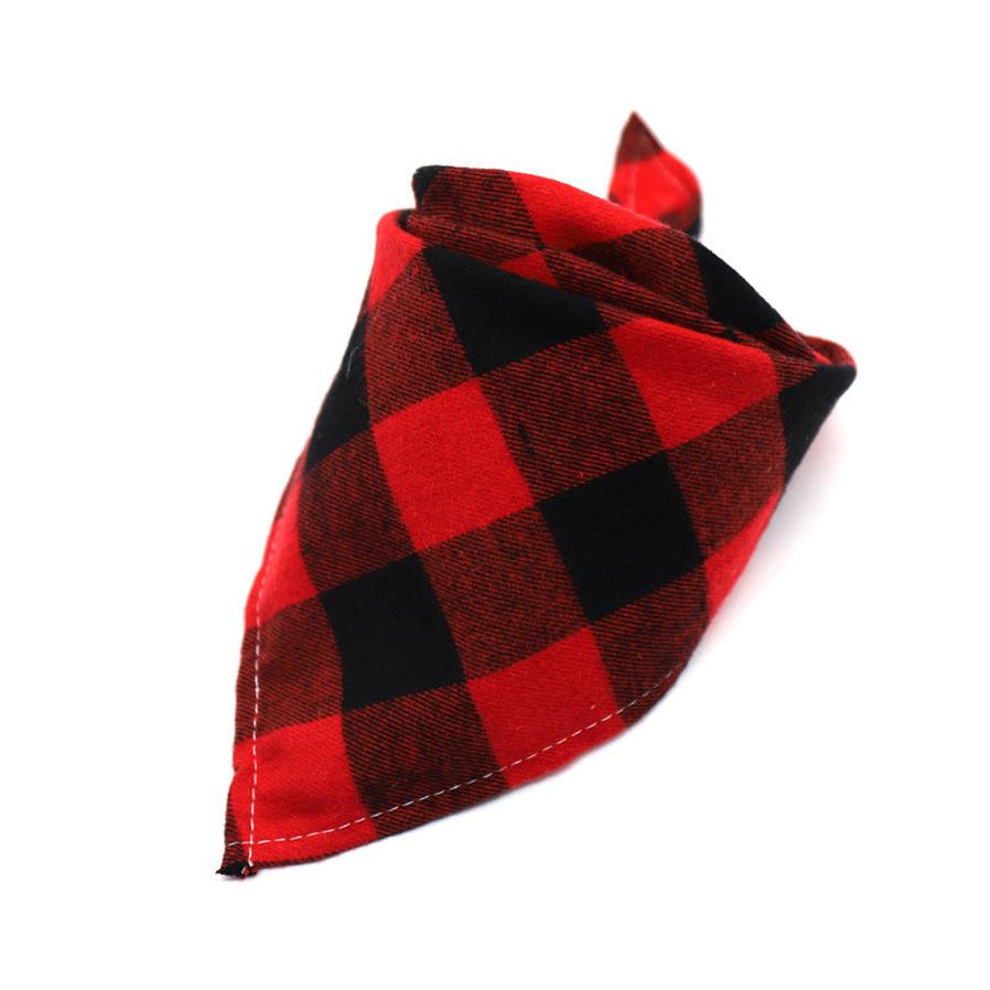 JMT-471818 Thick Cotton Flannel Triangle Scarf - 40x40x58cm