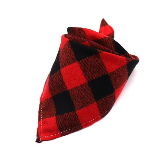 JMT-471818 Thick Cotton Flannel Triangle Scarf - 40x40x58cm
