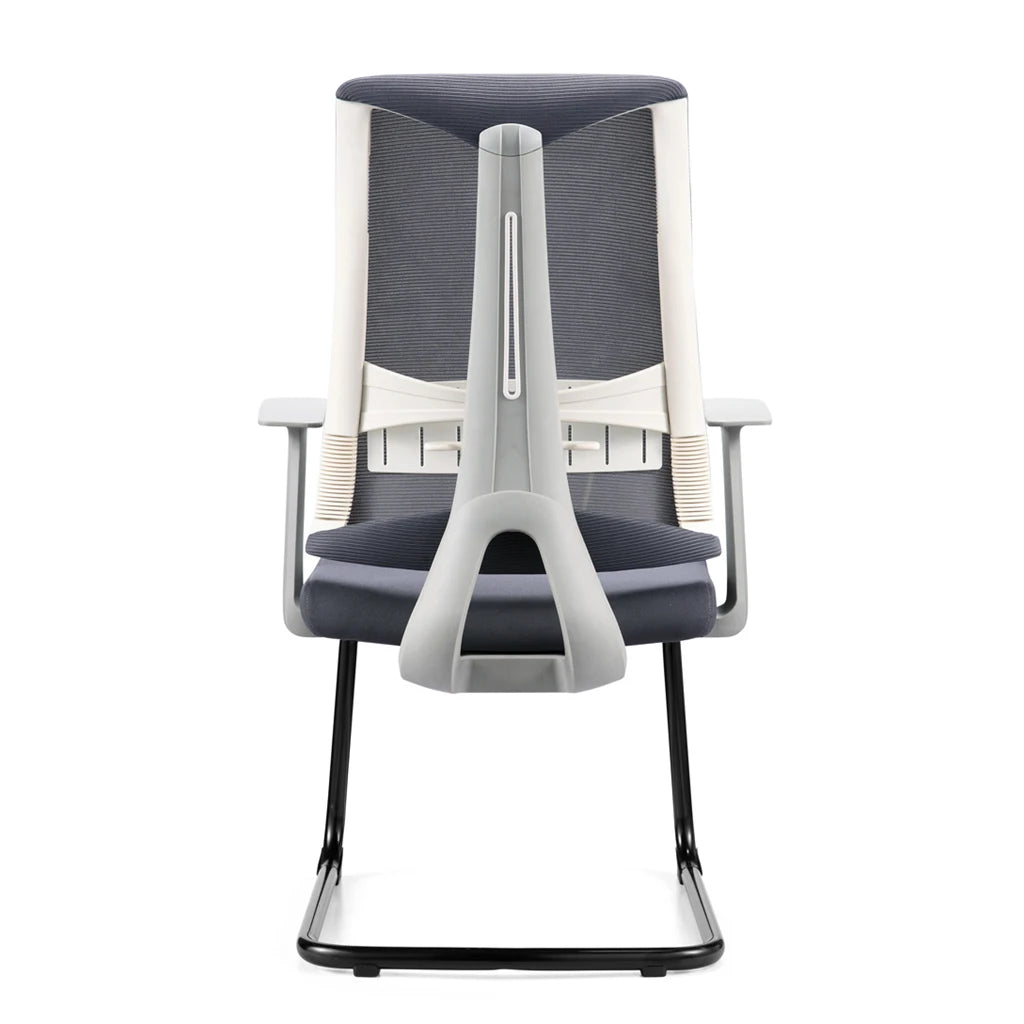 JMT-471946 Lowback Visitor Waiting Chair with High Density Foam and Chrome Cantilever Base