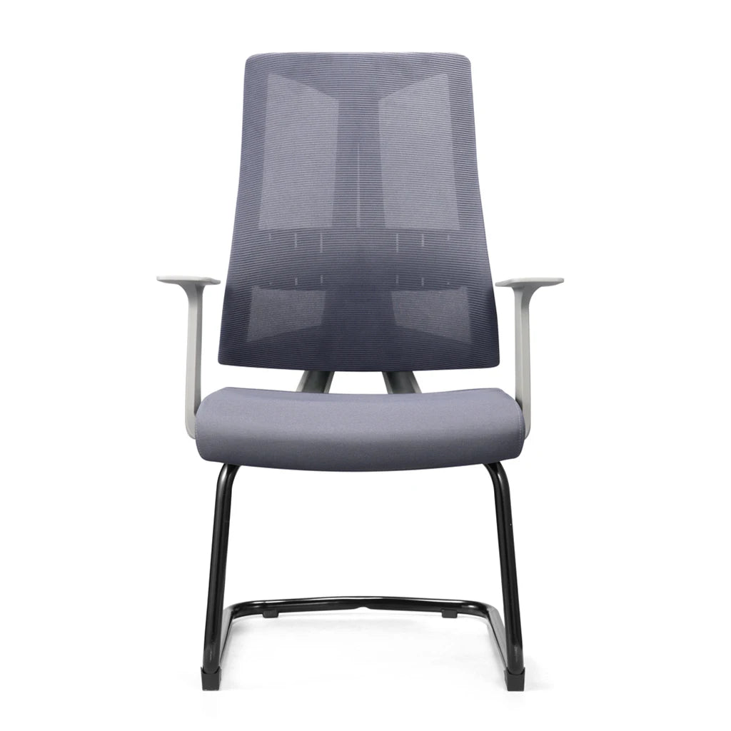 JMT-471946 Lowback Visitor Waiting Chair with High Density Foam and Chrome Cantilever Base