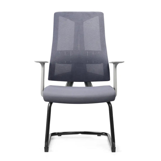 JMT-471946 Lowback Visitor Waiting Chair with High Density Foam and Chrome Cantilever Base