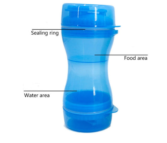 JMT-472522 Dual-Use Pet Water and Food Cups - 330ml Water and 280ml Food Storage, BPA-Free Material