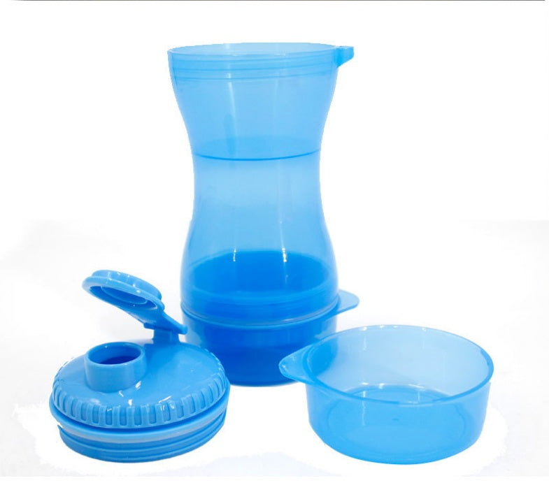 JMT-472522 Dual-Use Pet Water and Food Cups - 330ml Water and 280ml Food Storage, BPA-Free Material