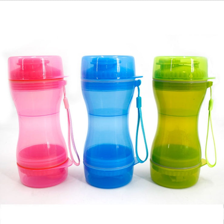 JMT-472522 Dual-Use Pet Water and Food Cups - 330ml Water and 280ml Food Storage, BPA-Free Material