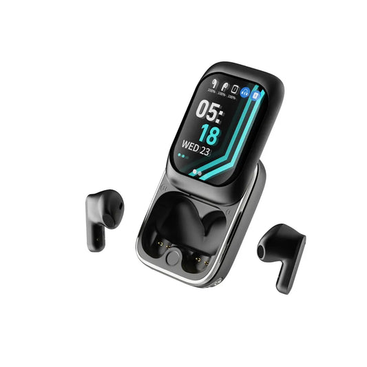JMT-472522 Wireless Sports Headset with Digital Display and ANC Technology for Enhanced Listening Experience