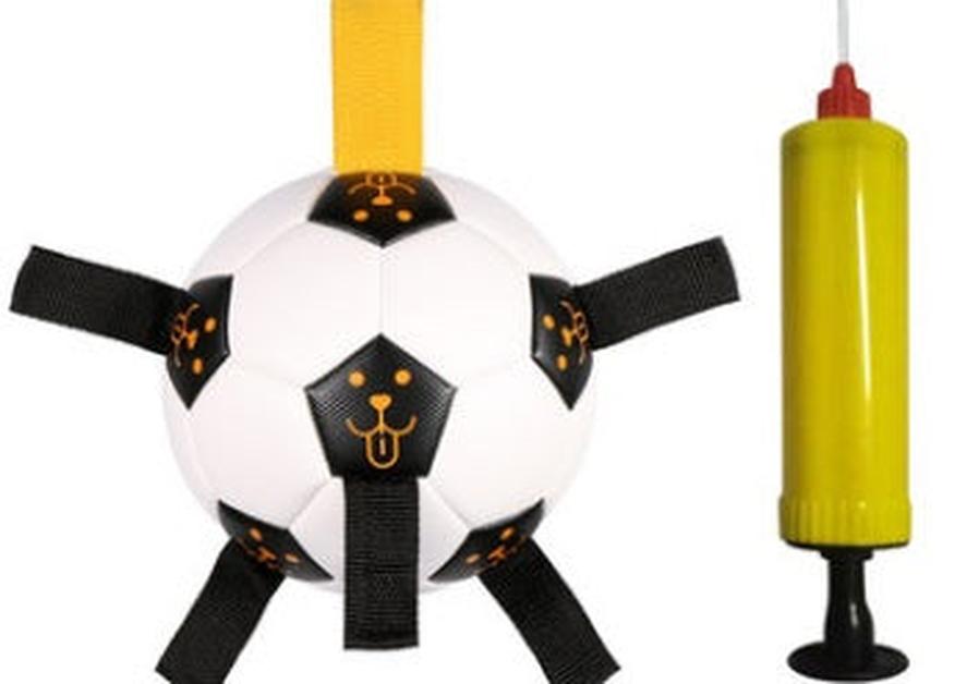 JMT-472650 Interactive Rope Football for Dogs - Durable TPU and Cotton Yarn, Suitable for Small to Large Breeds