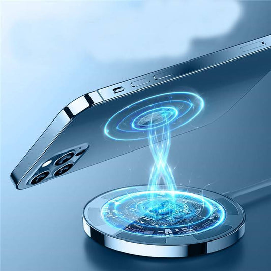 JMT-472842 15W Magnetic Wireless Charger - Fast Charging, ABS Material, Compatible with Various Devices