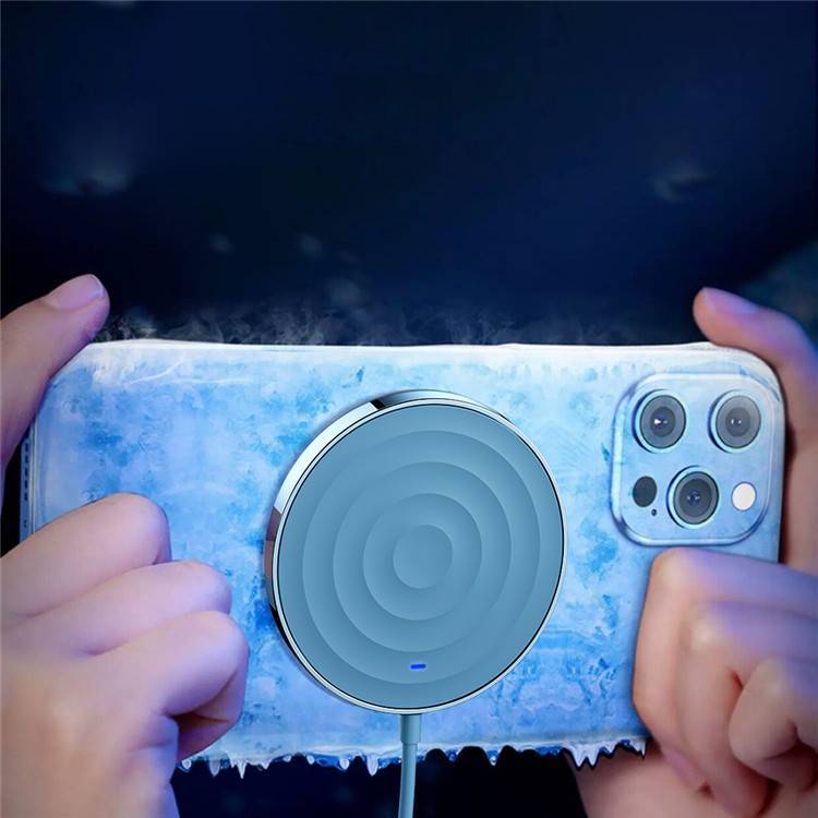 JMT-472842 15W Magnetic Wireless Charger - Fast Charging, ABS Material, Compatible with Various Devices