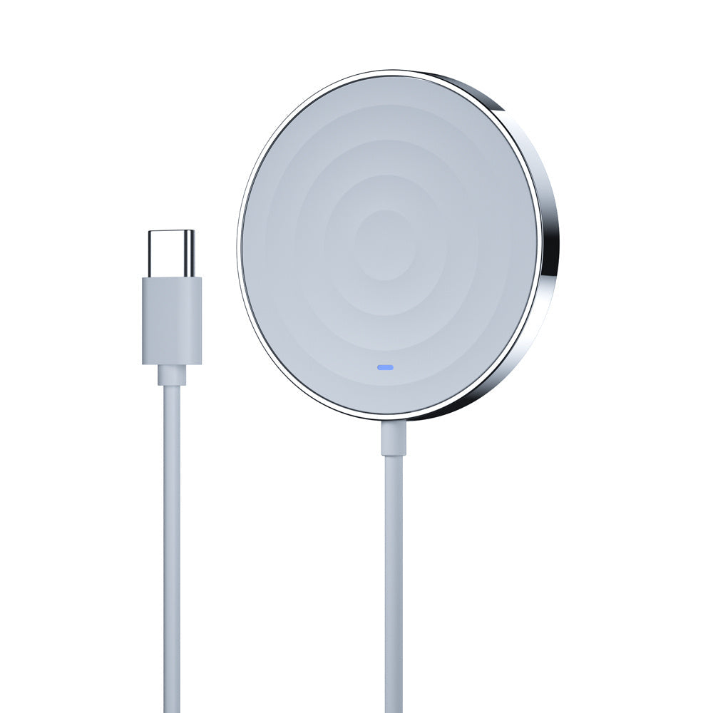 JMT-472842 15W Magnetic Wireless Charger - Fast Charging, ABS Material, Compatible with Various Devices
