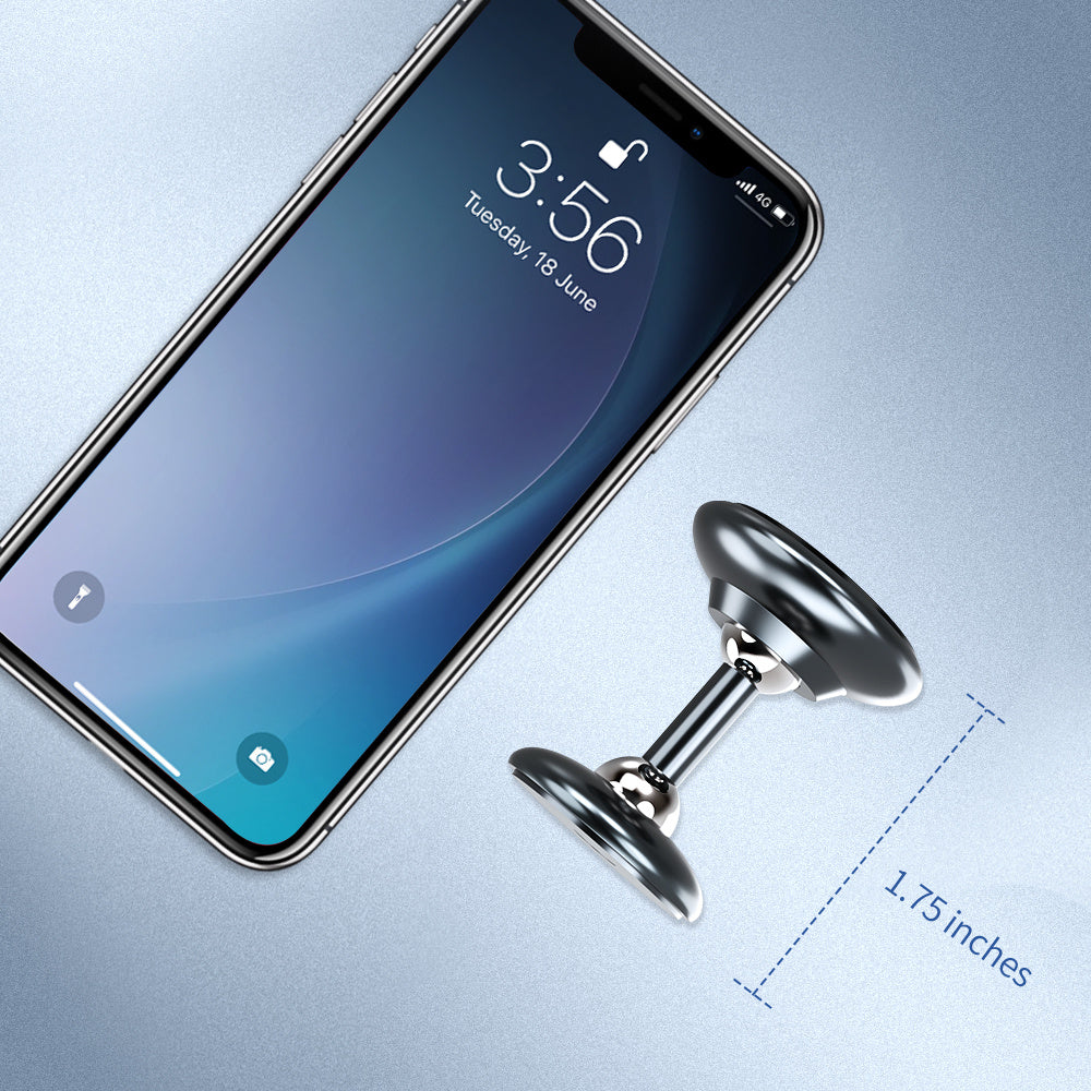 JMT-473354 Adjustable Mini Car Mobile Phone Holder with Strong Magnetic Base