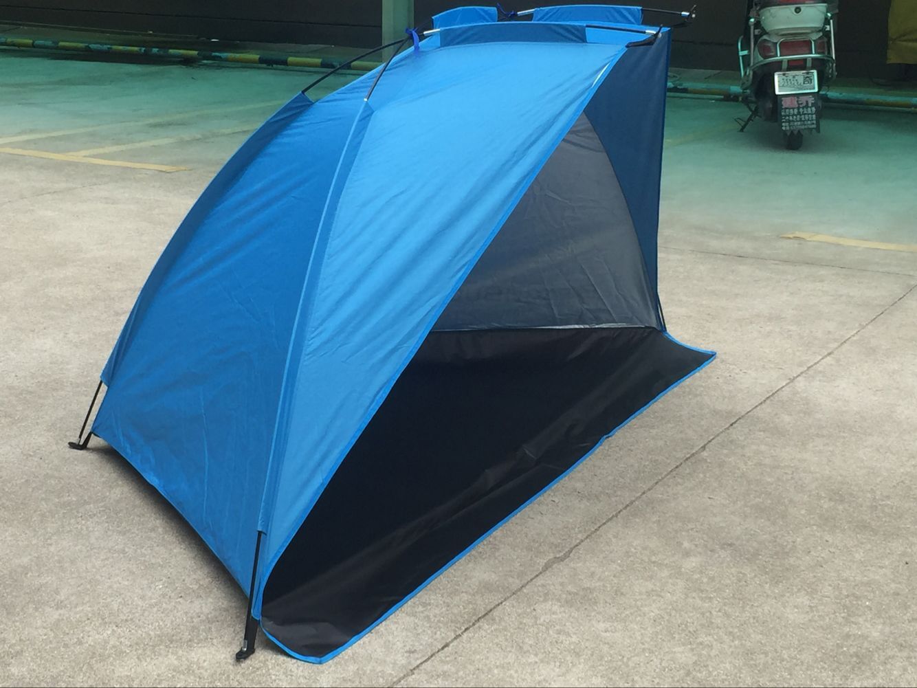 JMT-473354 Outdoor Easy-Fit Camping Tent with Sun Shade Canopy