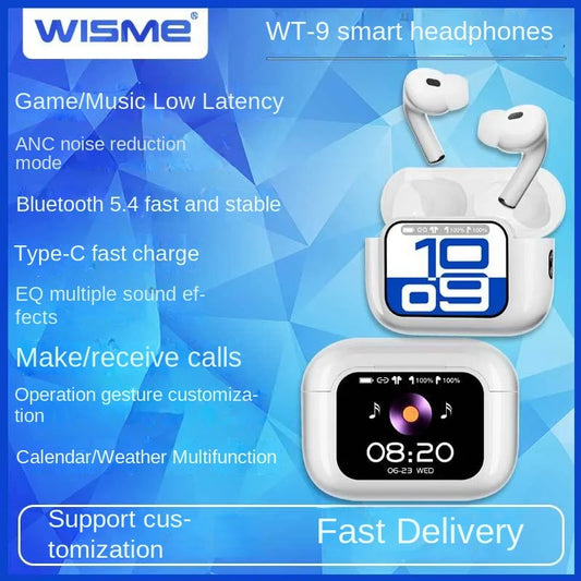 JMT-473674 Cross-Border Smart TWS Wireless Bluetooth Earbuds with ANC Noise Cancellation and Low Latency Sound Control