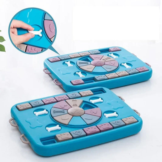 JMT-473674 Interactive Slow Feed Pet Toy - Engaging Food Dispenser Puzzle for Dogs and Cats, Non-Slip Design, Enhances IQ, 39x28x5cm