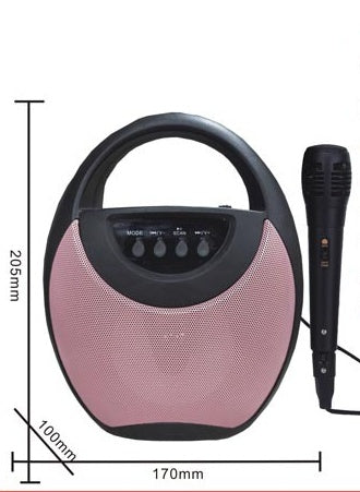 JMT-473674 Portable Bluetooth Speaker with 1200mAh Battery - 6 Hours Playtime, USB and Card Support