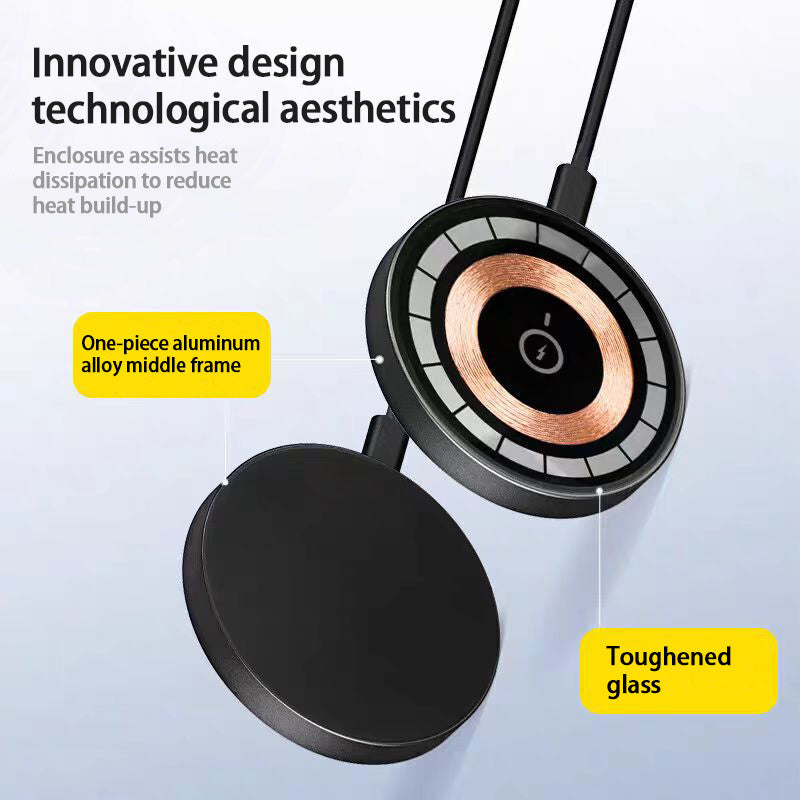 JMT-473994 Magnetic 15W Wireless Charger for iPhone 12 to 16 Models and Qi2 Compatible Devices