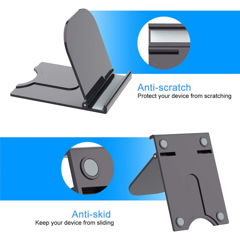 JMT-474506 Folding Plastic Tablet Stand for Easy Desktop Use
