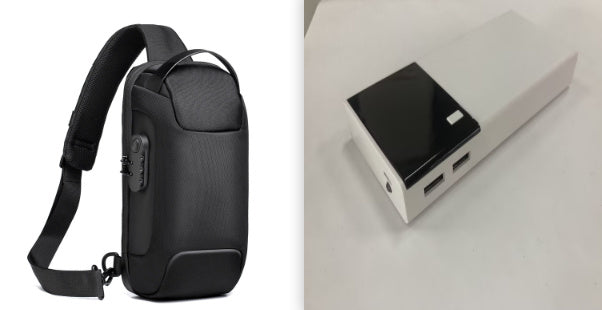 JMT-474826 20000mAh Liquid Lithium Ion Power Bank with Plastic Shell, Dual USB Charging and Compact Design