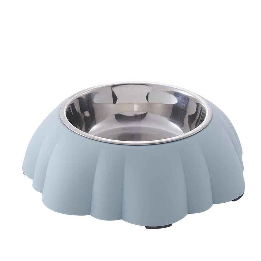 JMT-474826 Stainless Steel and PP Dog Water Bowl - 21.5cm Size, Available in Pink, Blue, Green