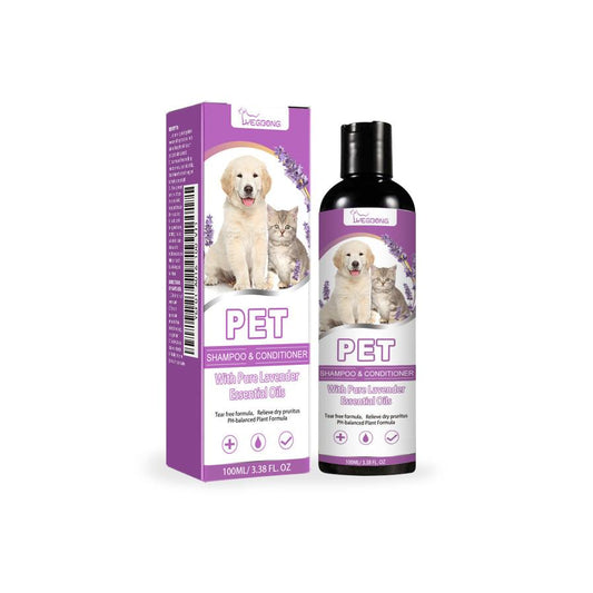 JMT-474890 Gentle Pet Shampoo for Itchy Skin Relief, Soft and Tangle-Free Fur