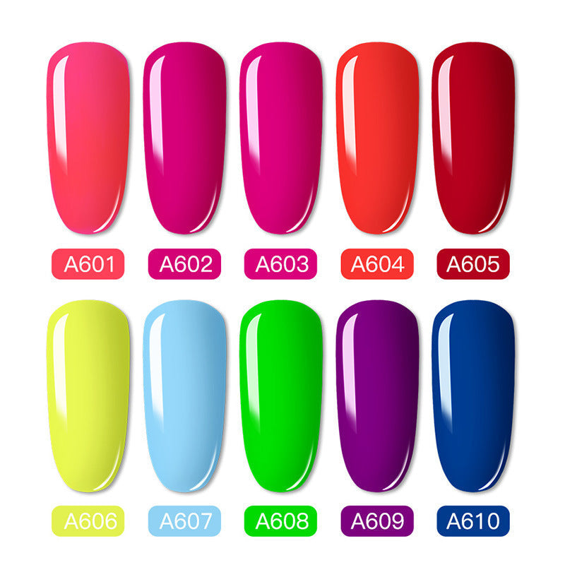 JMT-474954 Neon Phototherapy Gel Nail Polish Pen - 5ML UV/LED - 10 Vibrant Colors
