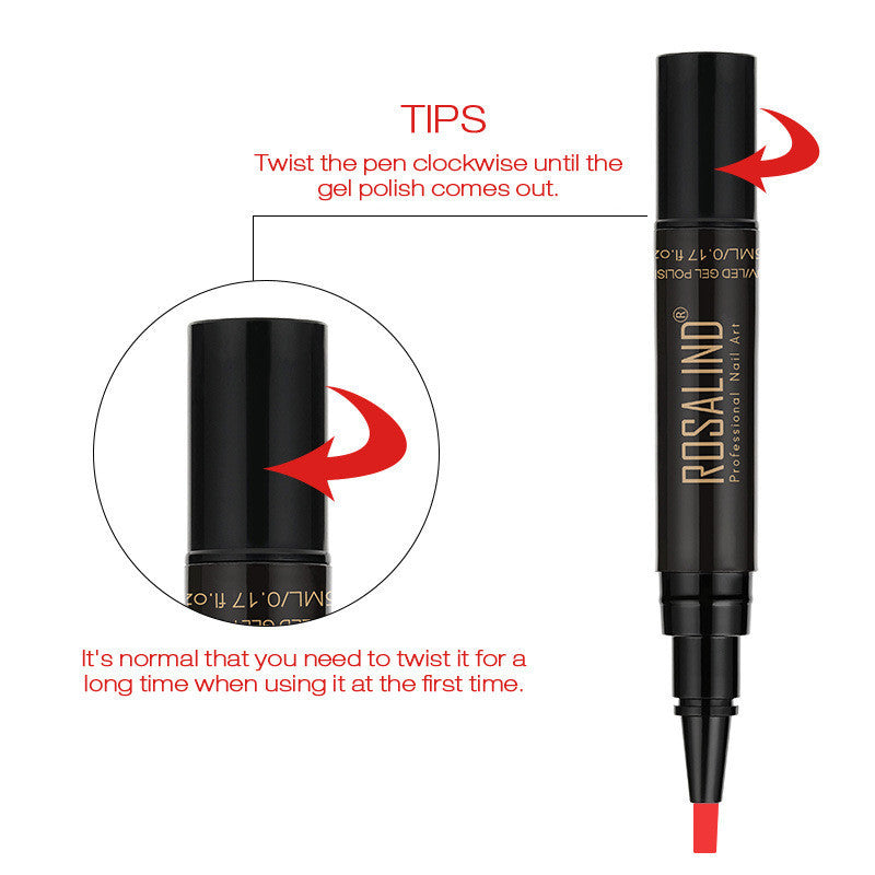 JMT-474954 Neon Phototherapy Gel Nail Polish Pen - 5ML UV/LED - 10 Vibrant Colors