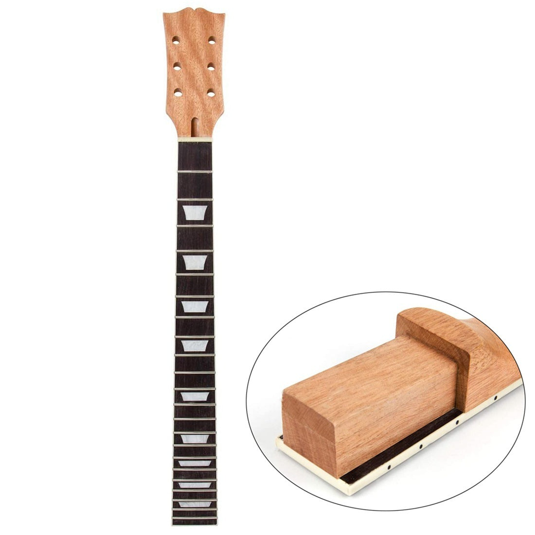JMT-474954 Rosewood Fingerboard Electric Guitar Neck with Mahogany Handle