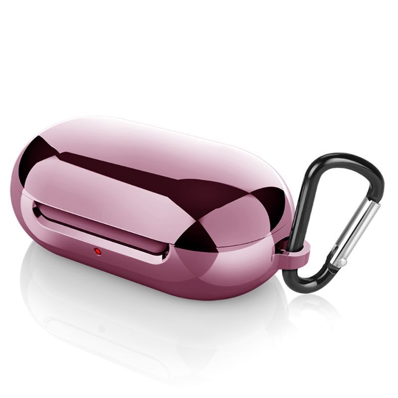 JMT-475146 Silicone Case for Apple and Samsung Galaxy Buds - Scratch-Resistant, Lightweight Design in Gold, Pink, Silver, and Black