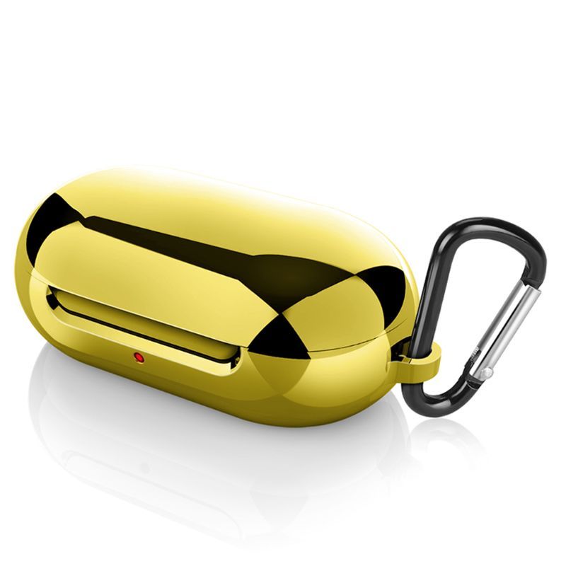 JMT-475146 Silicone Case for Apple and Samsung Galaxy Buds - Scratch-Resistant, Lightweight Design in Gold, Pink, Silver, and Black