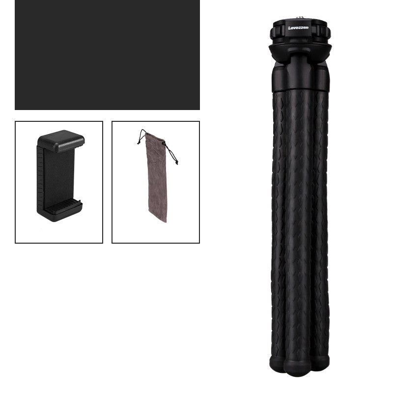 JMT-475658 25CM Tripod with Mobile Phone Clip, Compatible with iPhone Models, Available in Pink, Blue, Black
