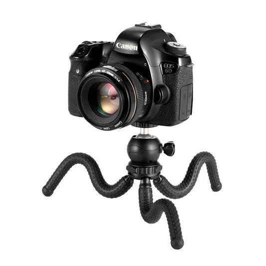 JMT-475658 25CM Tripod with Mobile Phone Clip, Compatible with iPhone Models, Available in Pink, Blue, Black