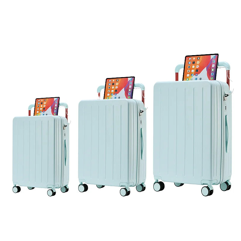 JMT-475850 Expandable Cabin Suitcase with Wheels and Laptop Stand for Travel