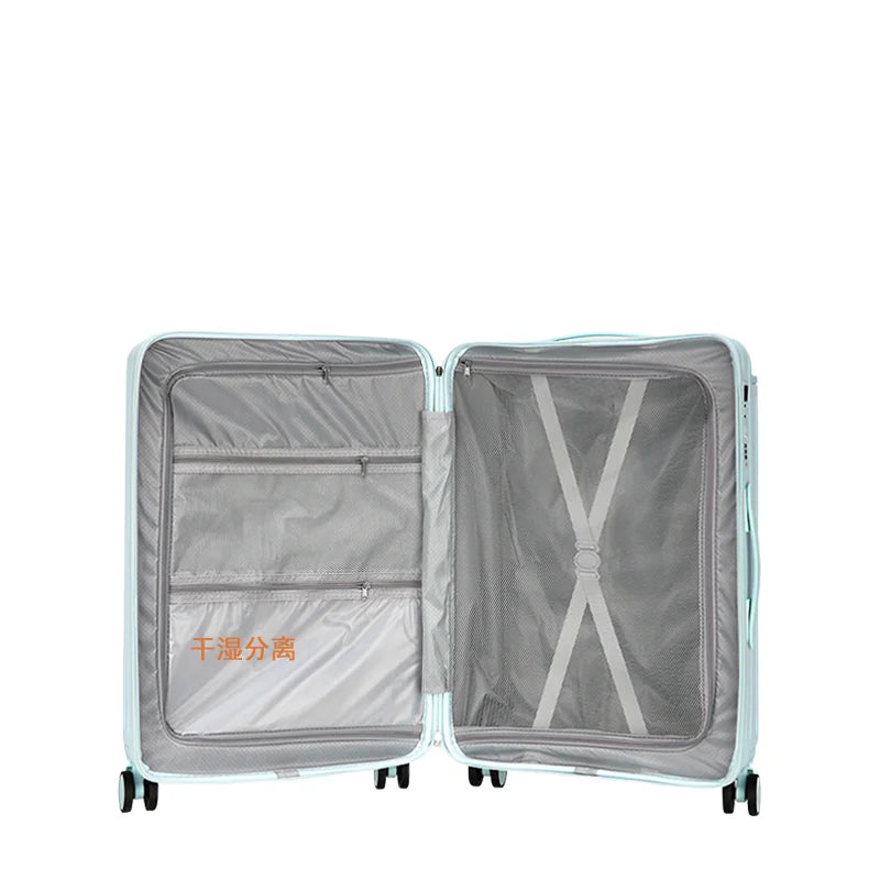 JMT-475850 Expandable Cabin Suitcase with Wheels and Laptop Stand for Travel